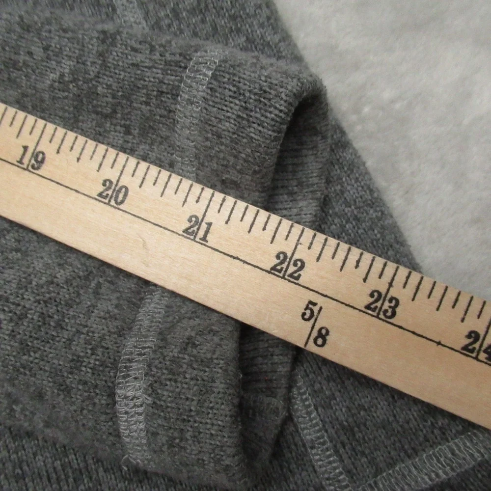 North Face Sweater Men Medium Gray Gordon Lyons Pullover Fleece Knit Heavyweight